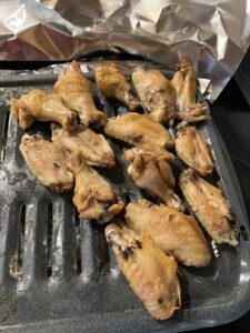 Baked chicken wings